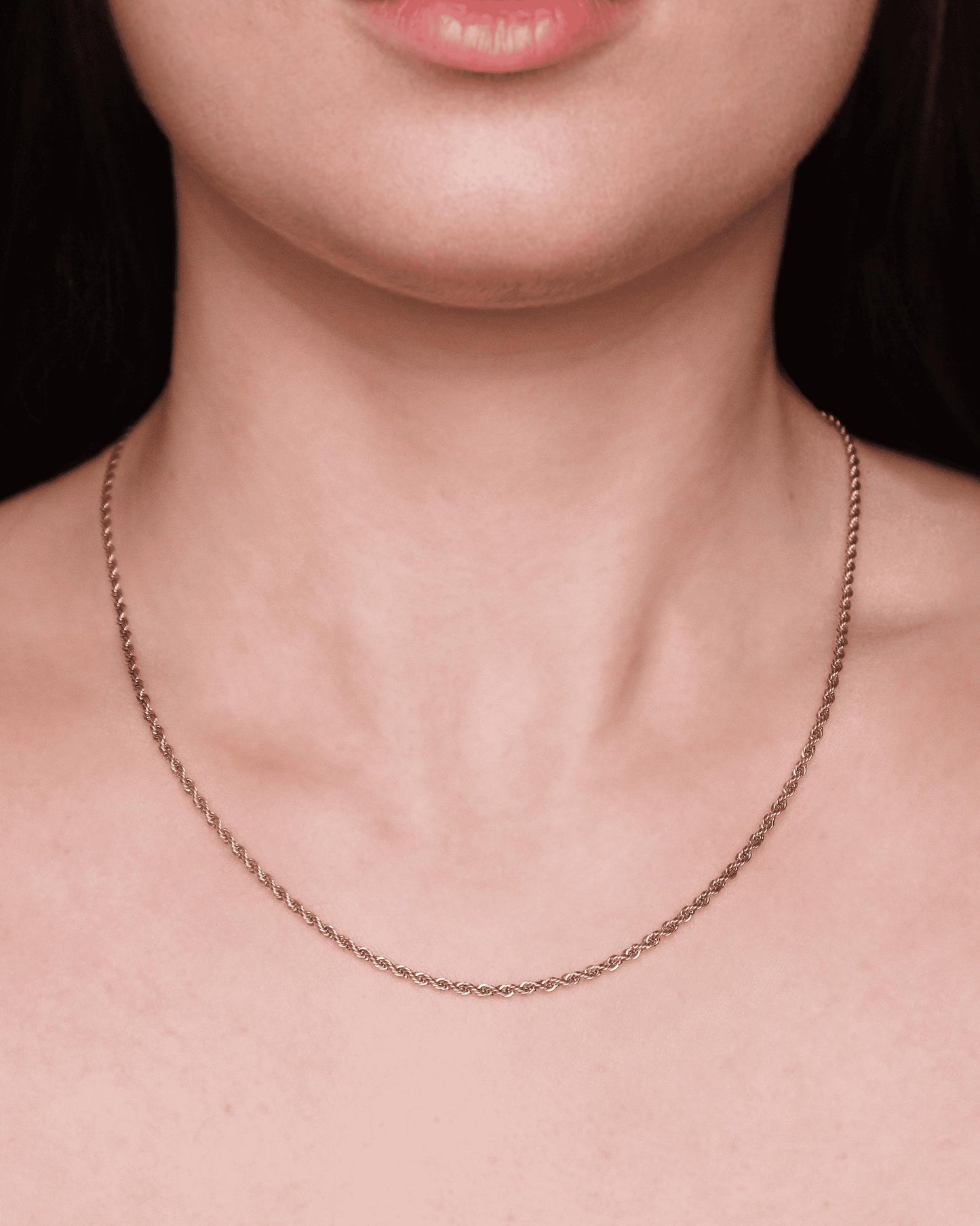 Collana Tiziana Argento Collana con maglia a corda