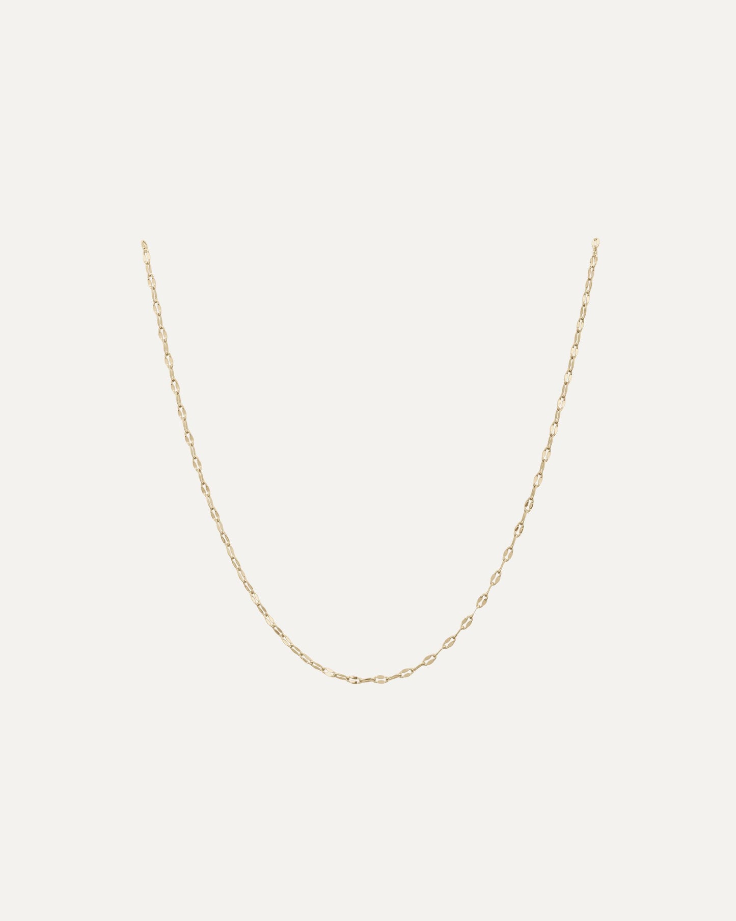 Collana Aida Oro Collana con maglia diamantata.
