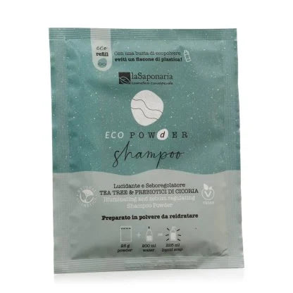 Shampoo in polvere Tea Tree e Prebiotici di Cicoria
