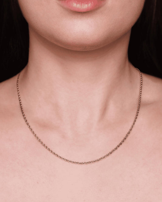 Collana Tiziana Argento Collana con maglia a corda