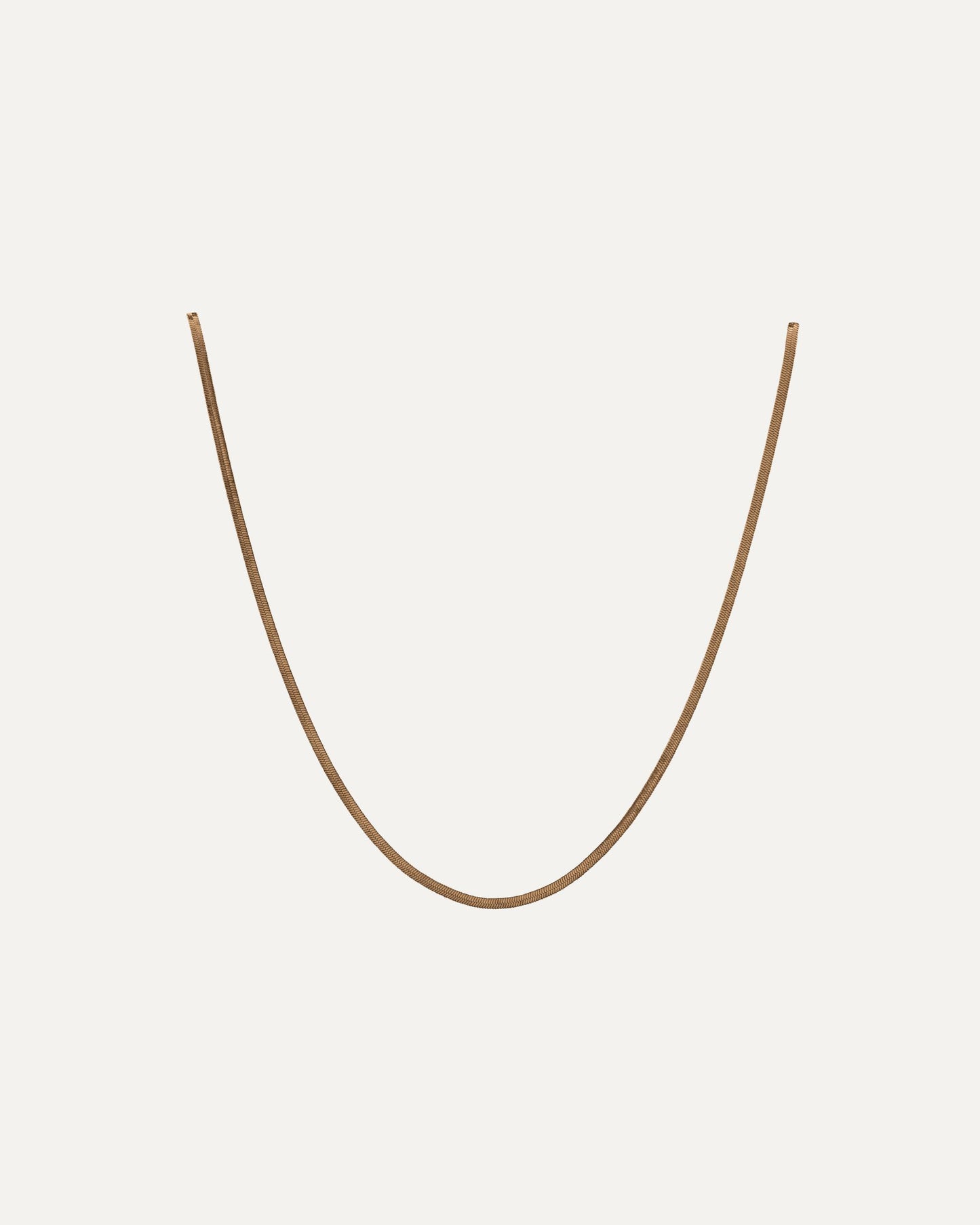 Collana Lea Oro Collana con maglia piatta.