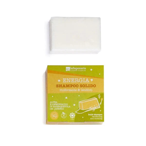 Shampoo solido rinforzante Shampoo solido per capelli lucenti con Calendula bio