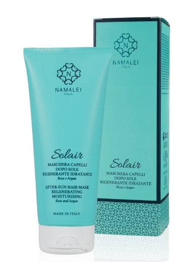 Maschera Capelli Dopo Sole Rigenerante ed Idratante Rosa ed Argan