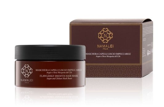 Maschera Capelli Liscio Impeccabile Argan e Rosa Mosqueta del Cile