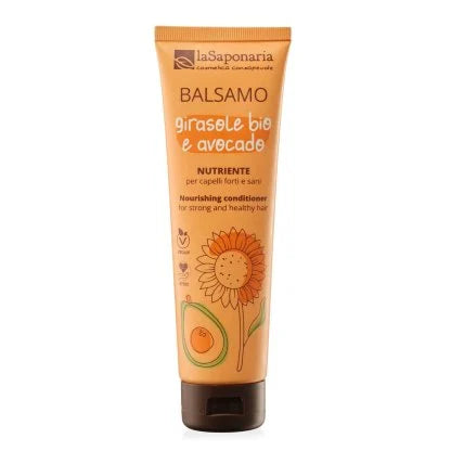 Balsamo capelli nutriente Girasole bio Balsamo nutriente per capelli forti e sani con Girasole bio e Avocado
