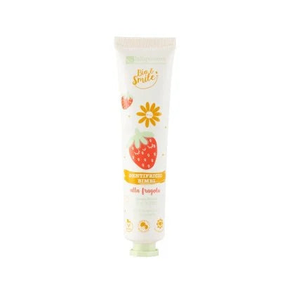 Dentifricio Lenitivo Bimbi Fragola Dentifricio lenitivo per bambini da 0 a 6 anni. A base di Calendula, Aloe Vera e dal sapore di Fragola. Senza fluoro.