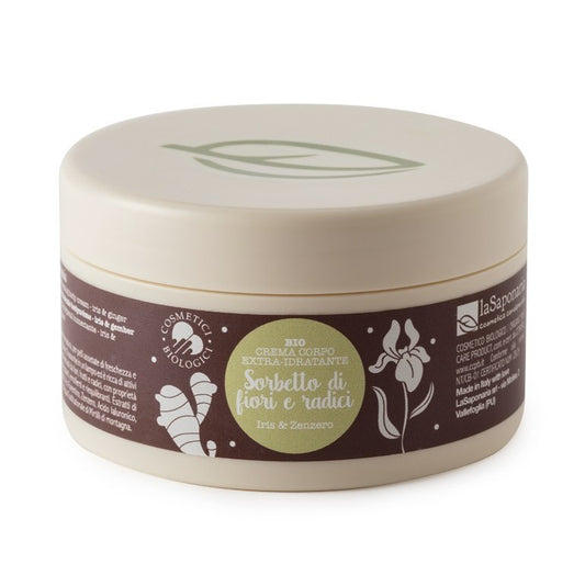 LA SAPONARIA Crema Corpo Extra Idratante - Sorbetto di Fiori e Radici