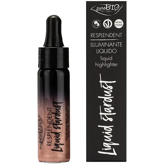 Illuminante Liquido Stardust n.02 Oro Rosa - Purobio Cosmetics