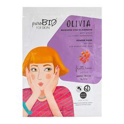 "OLIVIA" MASCHERA VISO PEEL-OFF - FRUTTI ROSSI - PELLE GRASSA