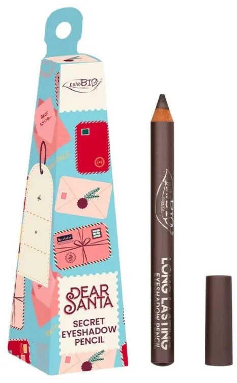 Purobio dear santa - secret eyeshadow pencil - matitone ombretto 007 tortora metal