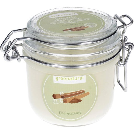 Candela Cera di Soia - Energizzante - Cannella 200g - Greenatural