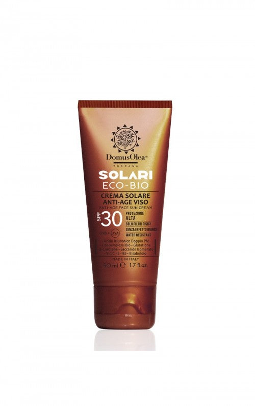Crema Viso Solare Anti-age SPF 30 - Domus Olea Toscana