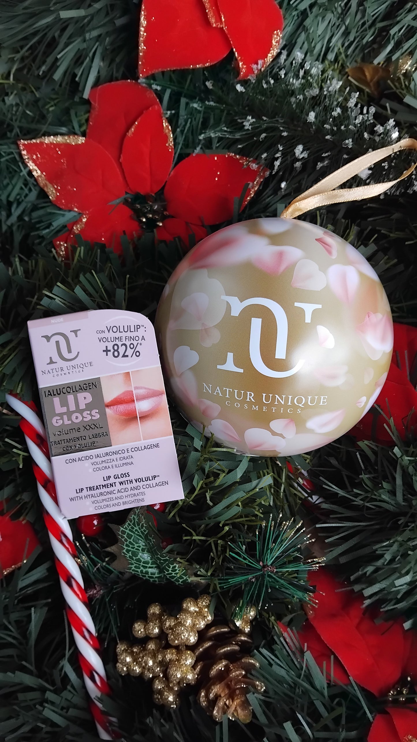 Box 2 Sfera di natale natur unique color