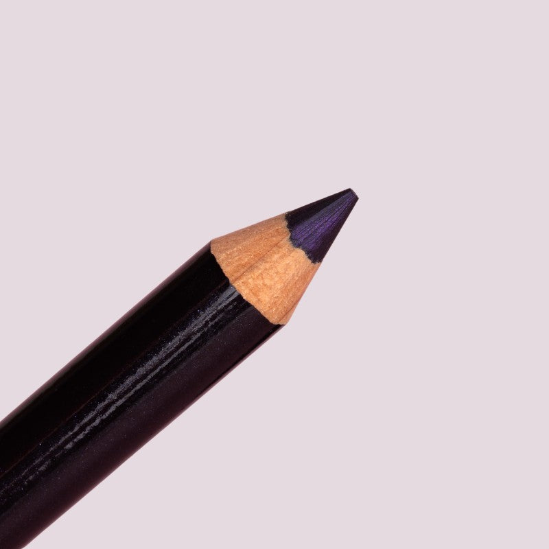 PASTELLO OCCHI Filicudi Duochrome nero con satinatura indaco.