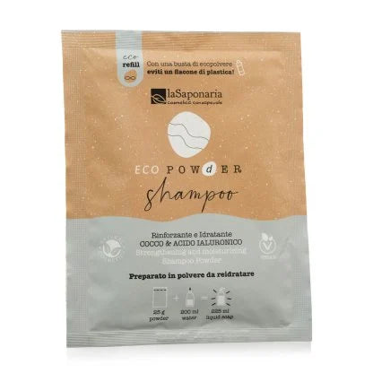 Shampoo in polvere Cocco e Acido Ialuronico