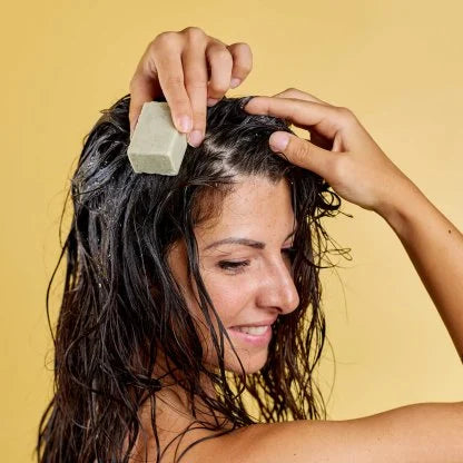 Shampoo solido purificante Shampoo solido per capelli leggeri e puliti a lungo con Spirulina