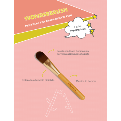 Wonderbrush Pennello in bambù per maschere e BB Cream. Setole cruelty free!